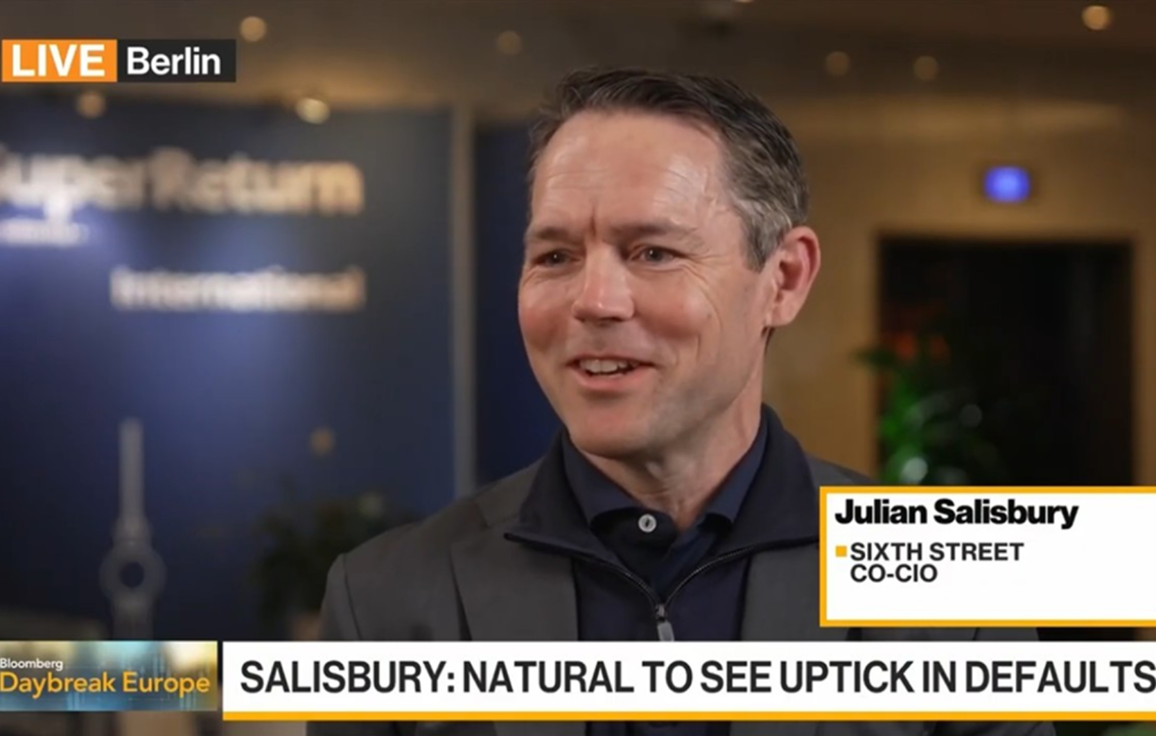 Sixth Street Co-President and Co-CIO Julian Salisbury on Bloomberg TV